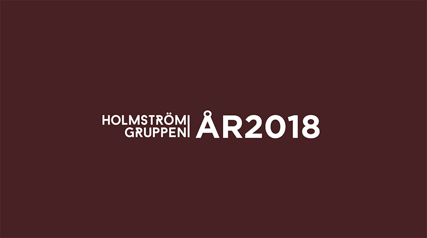 Holmströmgruppen publicerar årsredovisning för 2018