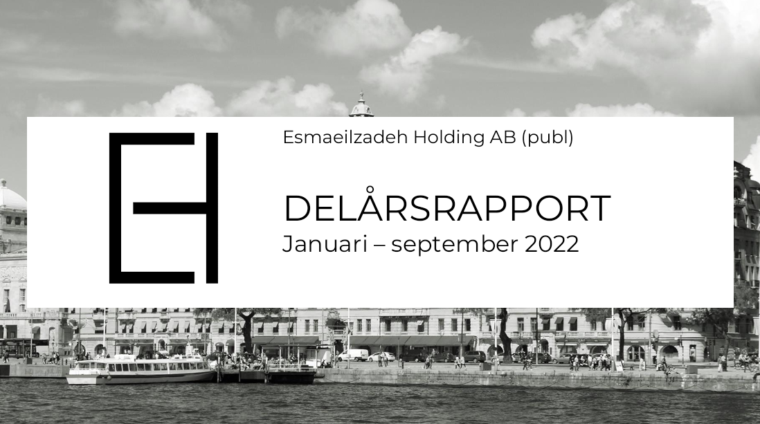 EHAB publicerar delårsrapport för första nio månaderna 2022