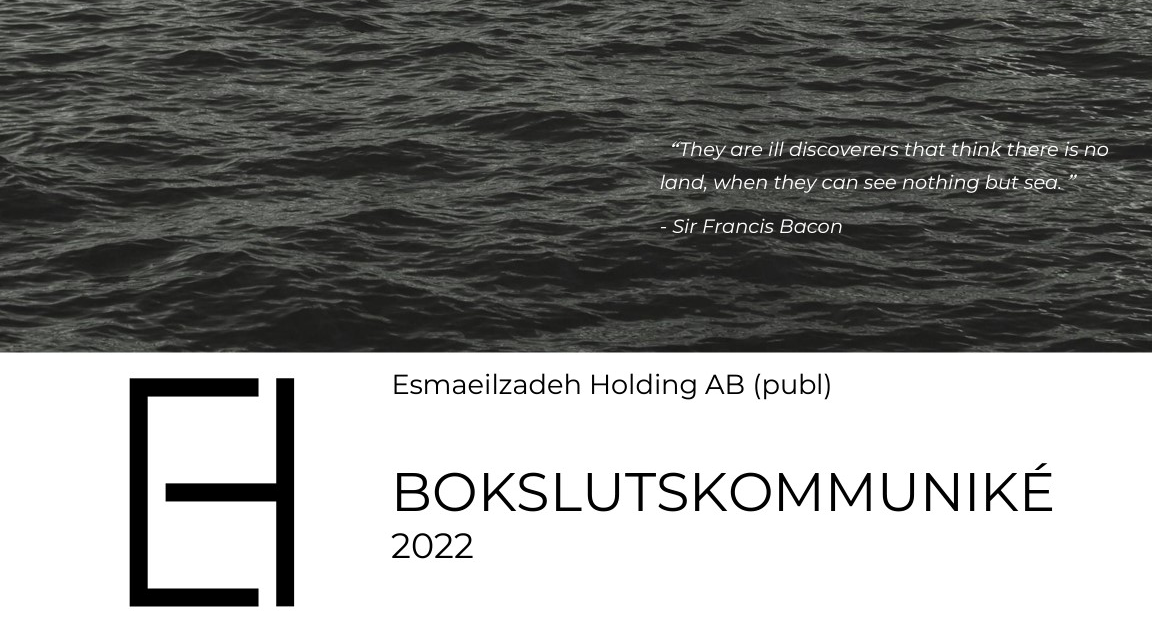 EHAB publicerar bokslutskommuniké för 2022