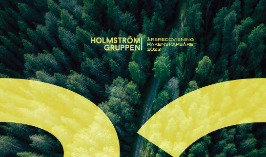 Holmströmgruppen publicerar årsredovisning för 2023